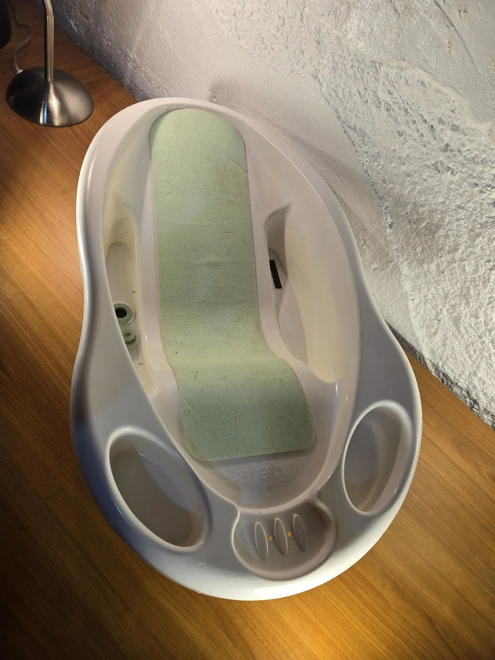 Newborn Bath Tub Baby Infant Toddler Kids Shower Anti Slip Safety Bathing White